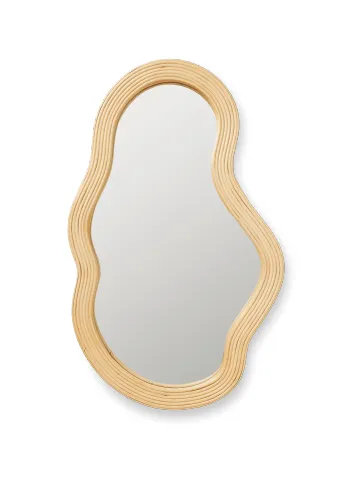 Ferm Living - Spejl - Pond Rattan Mirror - Rattan