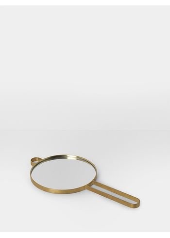 Ferm Living - Specchio - Poise Hand Mirror - Brass
