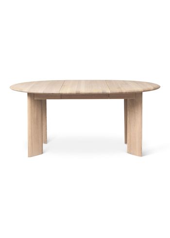 Ferm Living - Eettafel - Bevel Table - Extendable x1 - White Oiled Oak