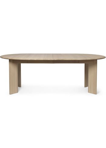 Ferm Living - Mesa de jantar - Bevel Table - Extendable x2 - White Oiled Beech