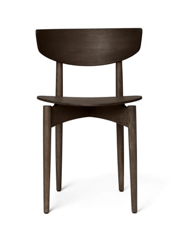 Ferm Living - Matstol - Herman Dining Chair - Wooden Frame - Dark Stained Beech