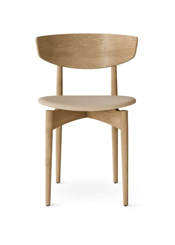 Ferm Living - Dining chair - Herman Dining Chair - Wooden Frame - Upholstery seat - Oak/Hallingdal 220