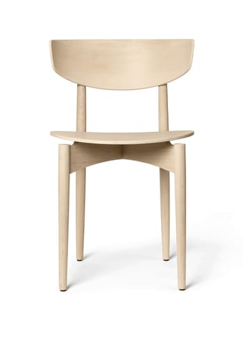 Ferm Living - Dining chair - Herman Dining Chair - Wooden Frame - White Oiled Beech