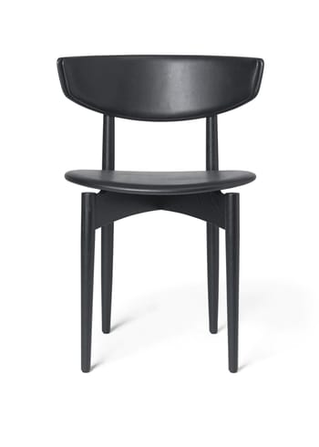 Ferm Living - Silla de comedor - Herman Dining Chair - Wooden Frame - Wo Uph Vegea - Black/Black