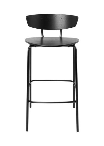 Ferm Living - Chair - Herman Bar Stool - Low - Black