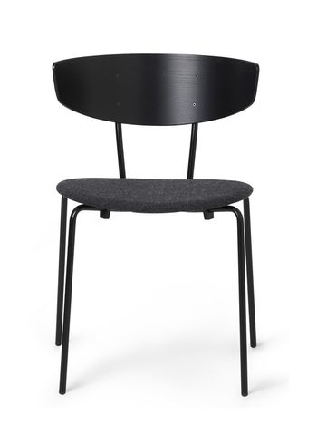 Ferm Living - Cadeira - Herman Chair - Black / Fiord 191 Dark Grey
