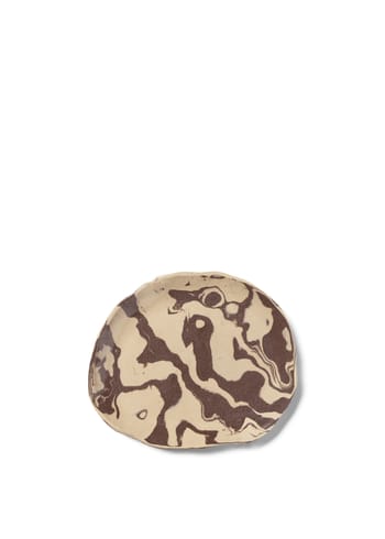 Ferm Living - Tallerken - Ryu Platter - Ryu Platter - 26 - Sand/Brown