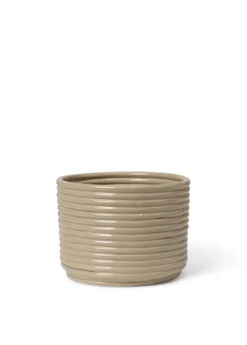 Ferm Living - Maceta - Corduroy Pot - Cashmere