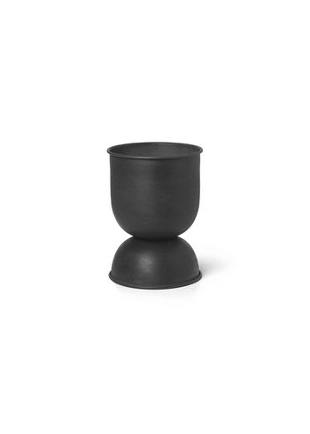 Ferm Living - Blumentopf - Hourglass Pots - Black - Ekstra Small