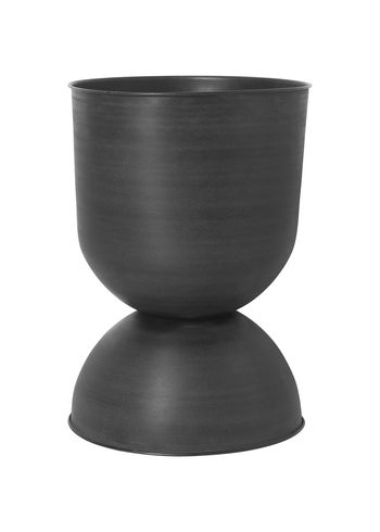 Ferm Living - Vaso da fiori - Hourglass Pots - Black - Large