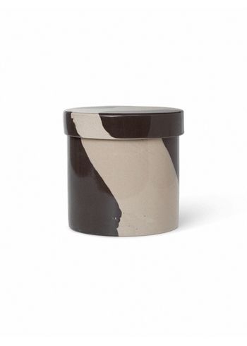 Ferm Living - Urtepotte - Inlay Container - Large - Sand/Black