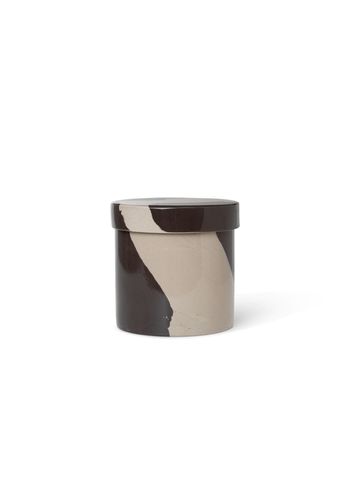 Ferm Living - Urtepotte - Inlay Container - Small - Sand/Black
