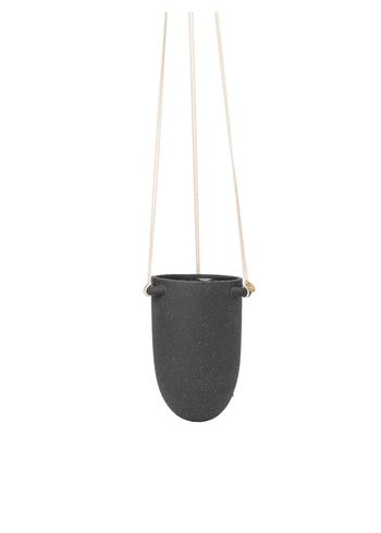 Ferm Living - Urtepotte - Speckle Hanging Pot - Small - Grey