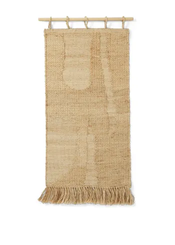 Ferm Living - Nástěnná přikrývka - Harvest Wall Rug - Small - Natural