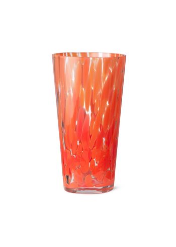 Ferm Living - Jarrón - Casca Vase - Poppy Red