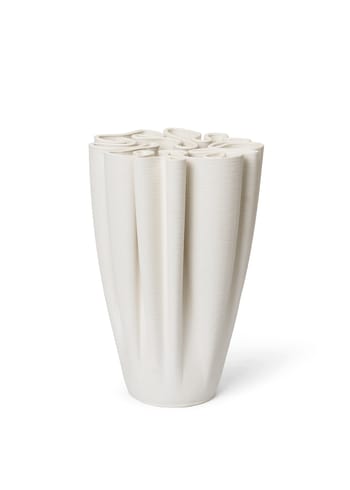 Ferm Living - Vase - Dedali Vase - Off white H25