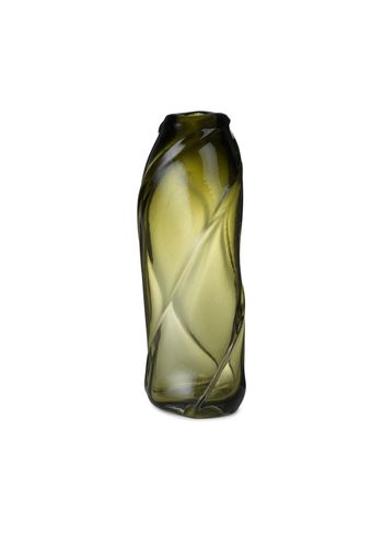 Ferm Living - Vase - Water Swirl Vase - Moss Green