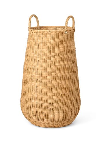 Ferm Living - Laundry Basket - Braided Laundry Basket - Flettet Rattan - Natural