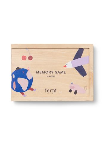 Ferm Living - Spel för omvändning - Critter Memory Game - Rose