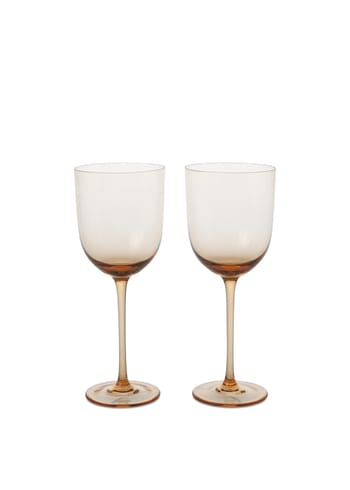 Ferm Living - Taça de vinho - Host White Wine Glasses - Host White Wine Glasses - Set of 2 - Blush