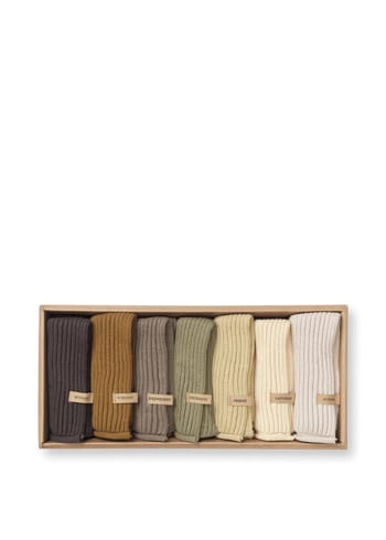 Ferm Living - Tea Towel - Day Cloths - Set of 7 - Set of 7 - Calm