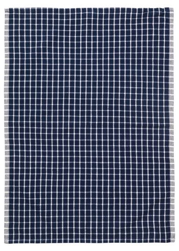Ferm Living - Kuiskaus - Hale Tea Towel - Blue/Off-white