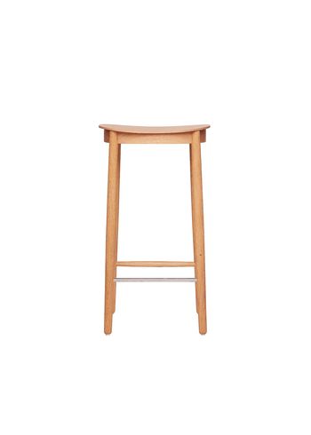 Fogia - Bar stool - Figurine Barstool - Lacquered Oak