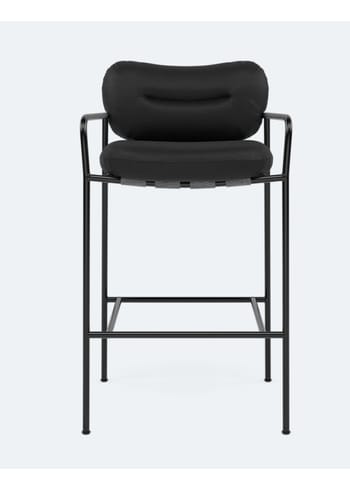 Fogia - Baarijakkara - Bollo Barstool Low - Elmosoft 99999 Black Frame Ral 9005