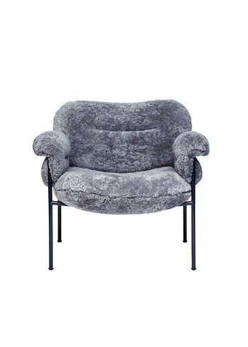 Fogia - Lounge stoel - Bollo - Sheepskin Mohawi Grey