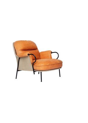 Fogia - Lænestol - Lyra - Vintage cognac armchair