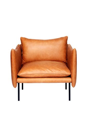Fogia - Lounge stoel - Tiki Armchair / Large - Vintage Cognac