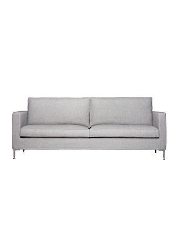 Fogia - Couch - Alex High Edition / 2 Seater - Brooklyn Medium Grey 804