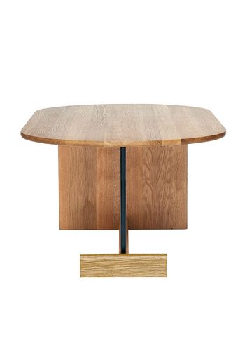 Fogia - Coffee table - Koku / Oval - Large - Lacquered Oak