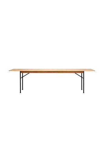 Fogia - Dining Table - Supper - Lacquered Oak / Matte Black