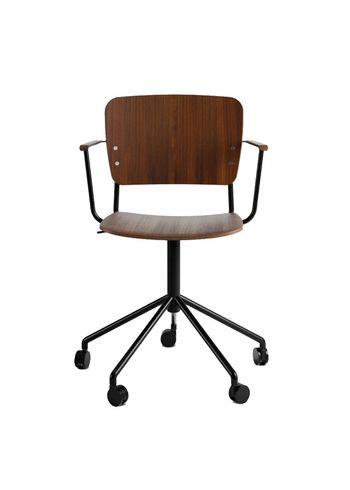 Fogia - Stoel - Mono Armchair w. Swivel - Seat: Smoked Stained Oak