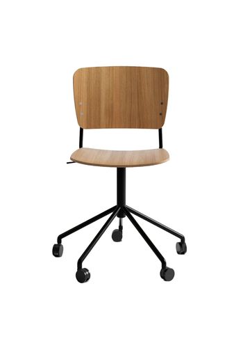 Fogia - Chaise - Mono Chair w. Swivel - Seat: Lacquered Oak