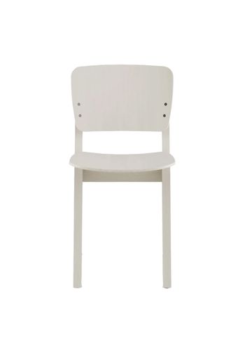 Fogia - Puheenjohtaja - Mono Chair / Wood - Seat: Pearl White Stained Oak