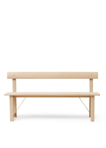 Form & Refine - Bench - Position bænk 155 - White oiled oak