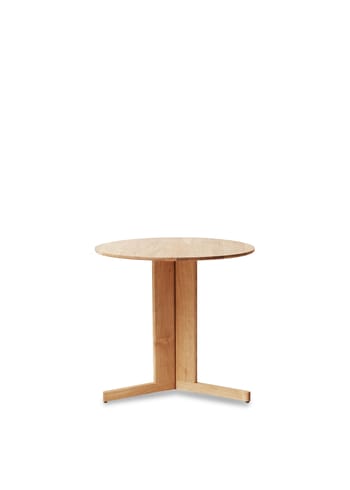Form & Refine - Matbord - Trefoil bord Ø75 - White oiled oak