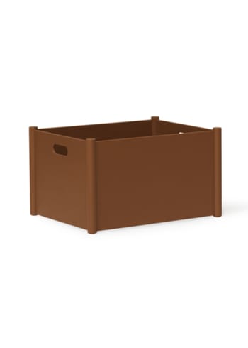 Form & Refine - Förvaringslådor - Pillar Storage Box - Clay Brown - Large