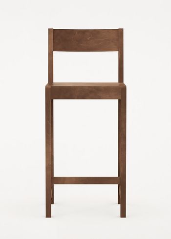 FRAMA - stołek barowy - Bar chair 01 - Low - Dark Wood
