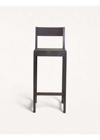 FRAMA - stołek barowy - Bar chair 01 - High - Black Ash