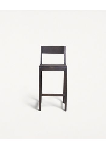 FRAMA - stołek barowy - Bar chair 01 - Low - Black Ash