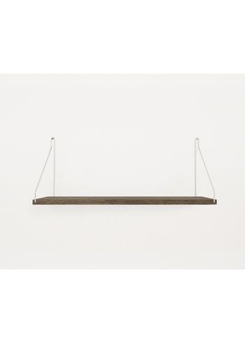 FRAMA - Plank - Dark Oiled Oak Shelf - 60 cm - Dark/Steel