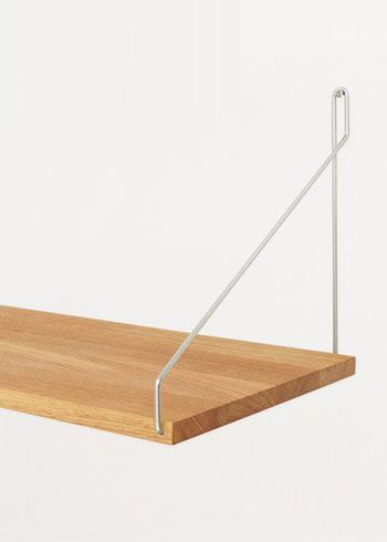 FRAMA - Plank - Oak Shelf - 80 cm - Oak/Steel