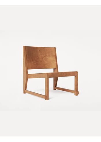 FRAMA - Krzesło do salonu - Easy Chair 01 - Warm Brown Wood