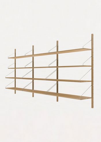 FRAMA - Display - Shelf Library H1148 / Triple Section - Natural Oak