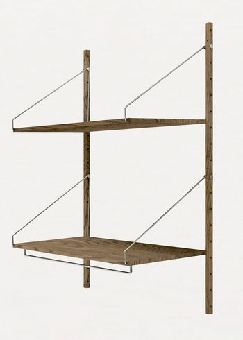 FRAMA - Display - Shelf Library H1148 / Hanger Section - Dark Oiled Oak