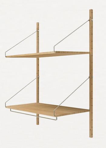 FRAMA - Display - Shelf Library H1148 / Hanger Section - Natural Oak