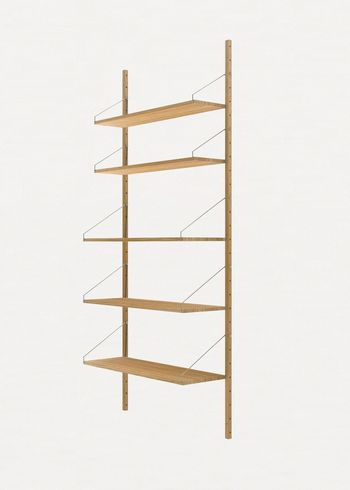 FRAMA - Display - Shelf Library H1852 / Single Section - Natural Oak